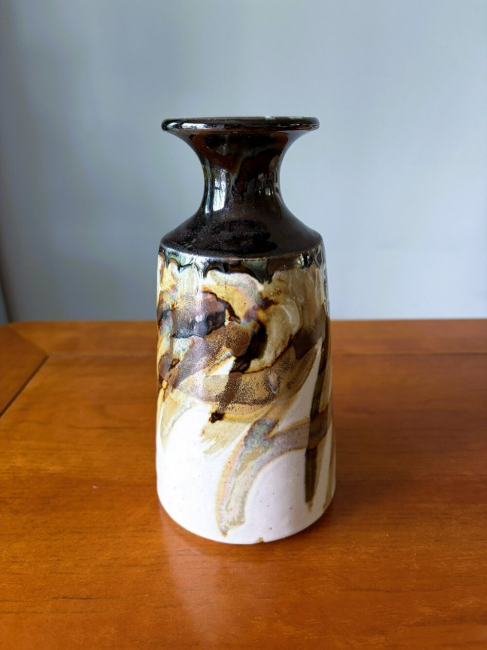 Vintage Vase Bill Nagengast Apple Lane Pottery Vase 1974 - Picture 3 of 5